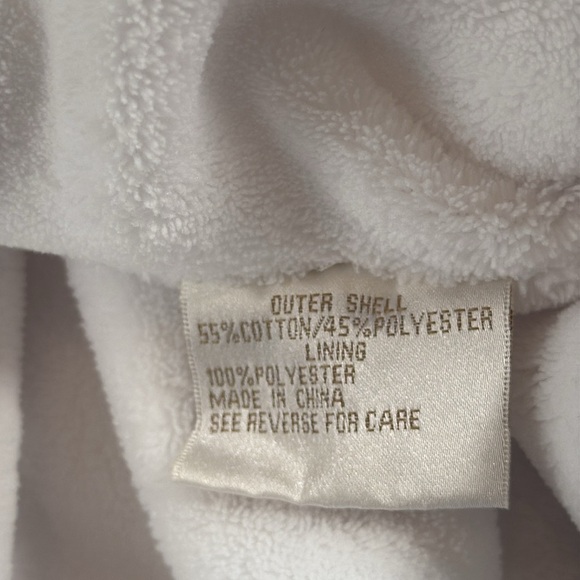 White Spa Robe with Embroidered Logo - Picture 10 of 12